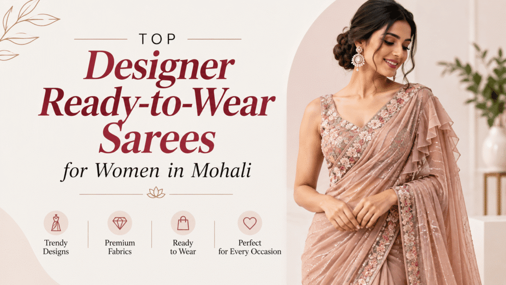 Ready to wear saree store in Mohali
